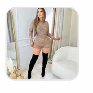 Bronze/Gold Shimmer Romper